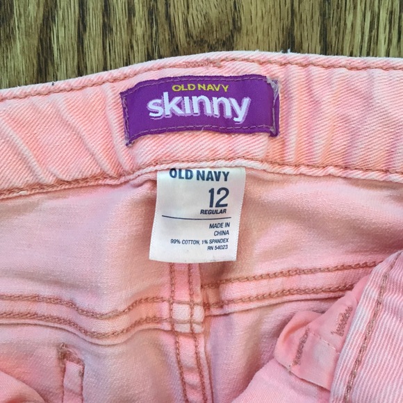 Old Navy Skinny Pink Wash Jeans SIZE 12 - Picture 3 of 3